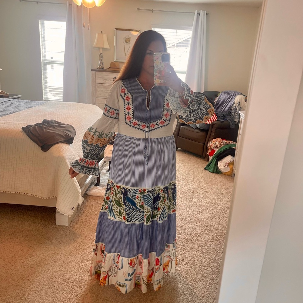 FARM Rio Pineapple Beach Maxi Dress